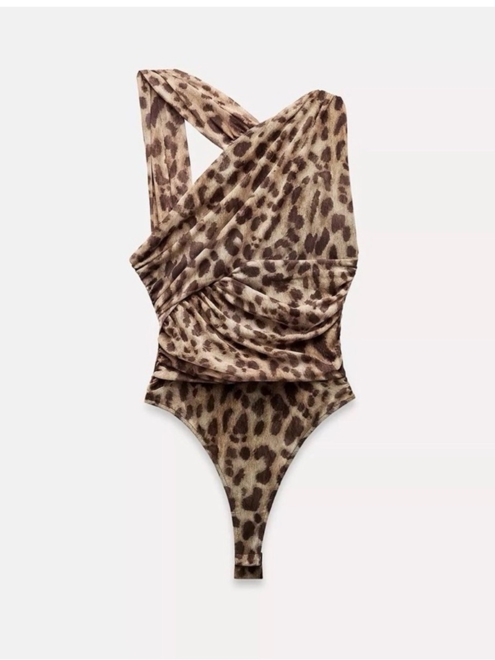 SOLD 💖 ZARA Leopard Print Mesh Bodysuit